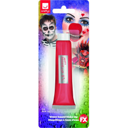 Červený make-up